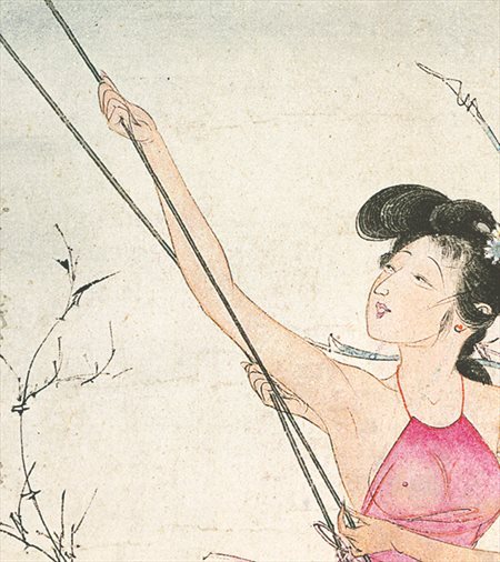 贵池-胡也佛的仕女画和最知名的金瓶梅秘戏图